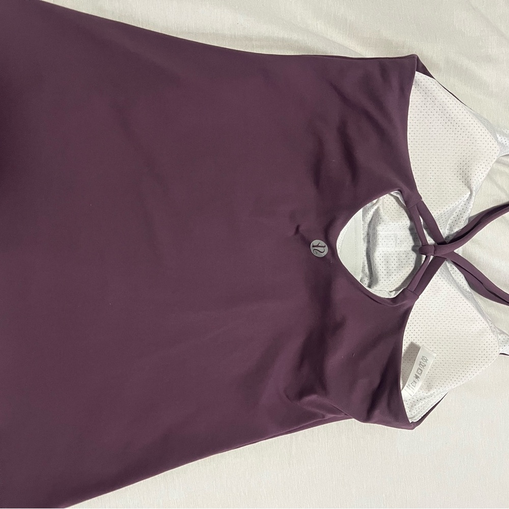Running girl  Purple Tank Top